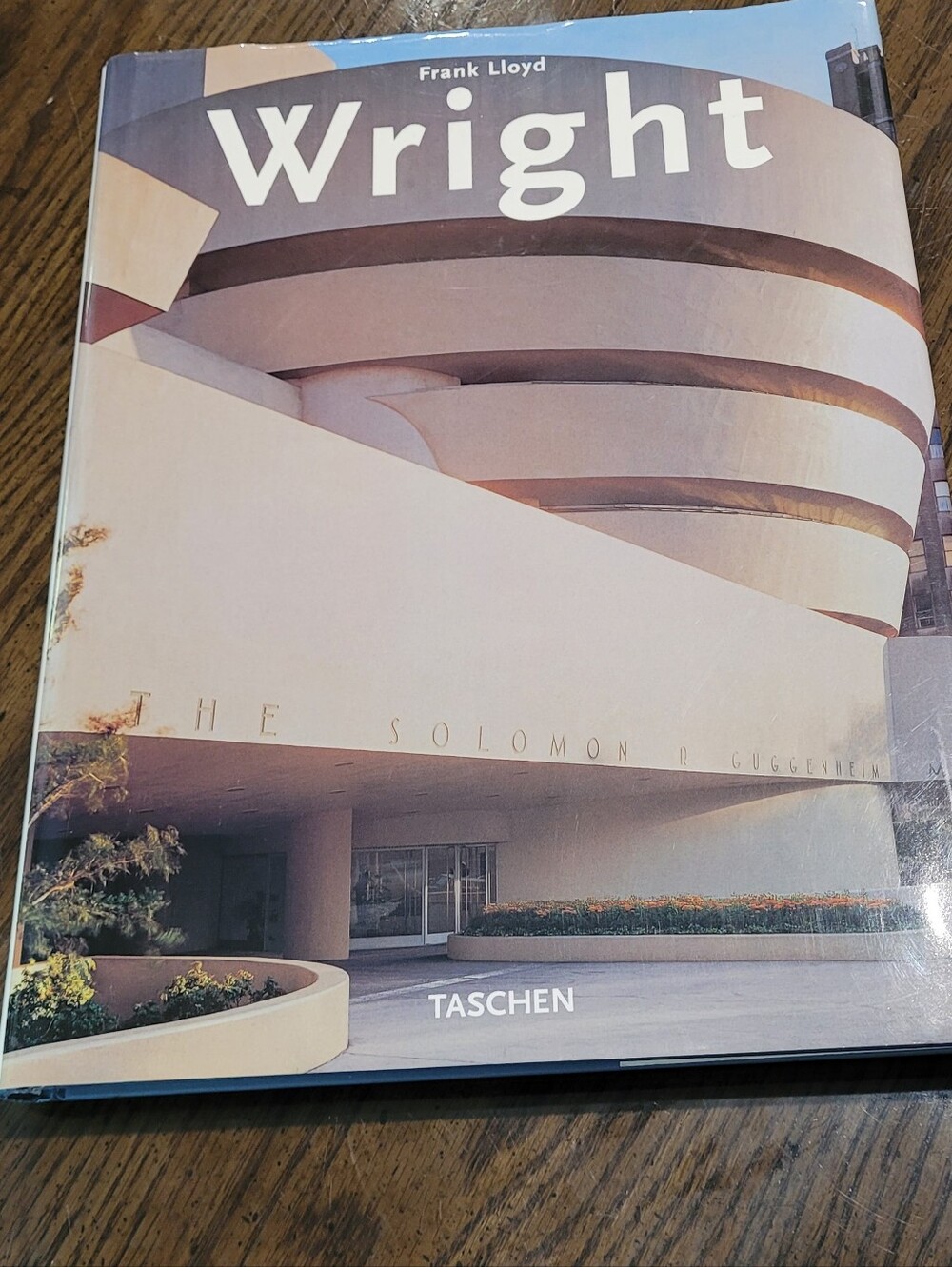 Lloyd Wright Hardcover — Cream and Blue Architectural Photo Cover